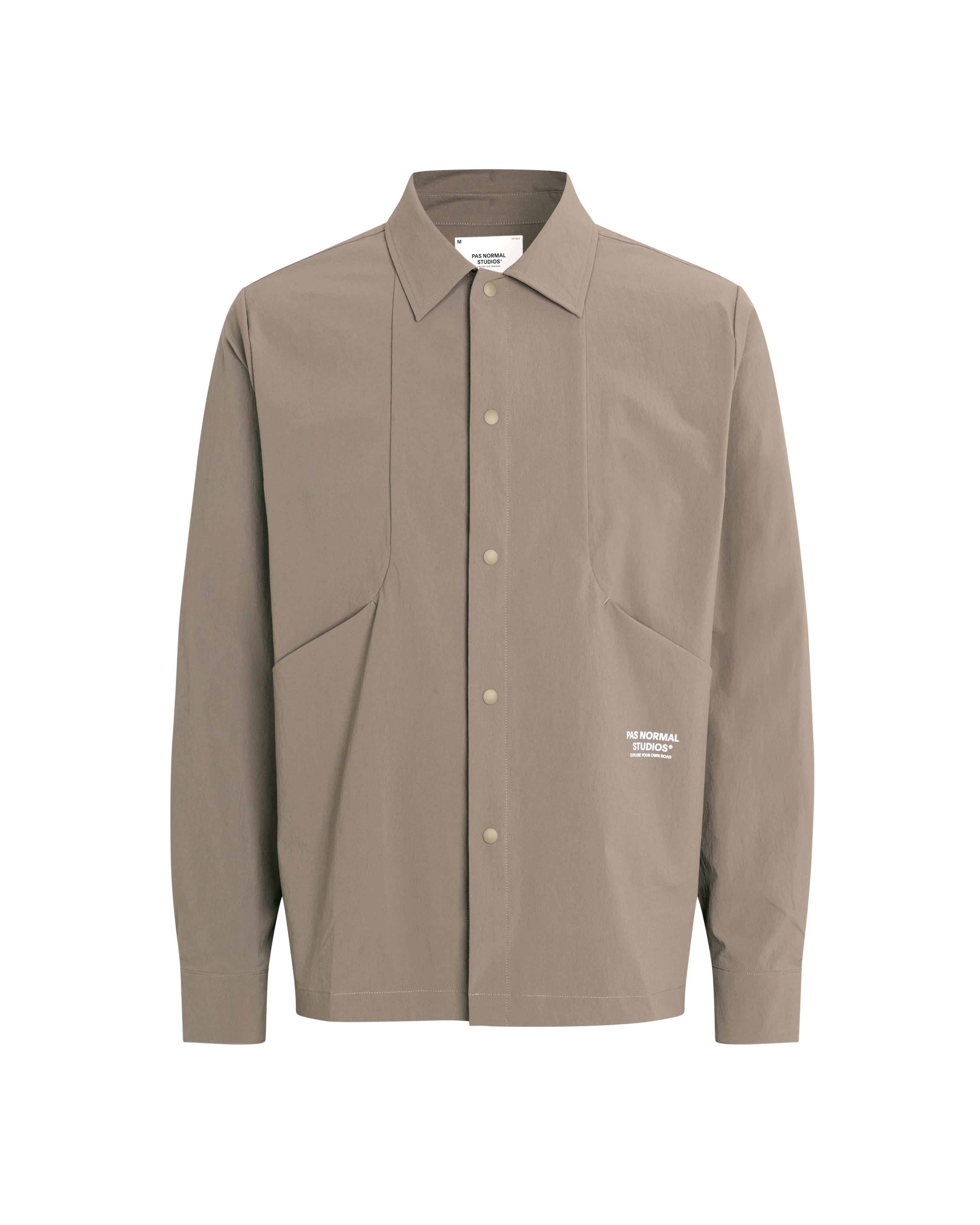 Off-Race Tech Overshirt - Ash Brown