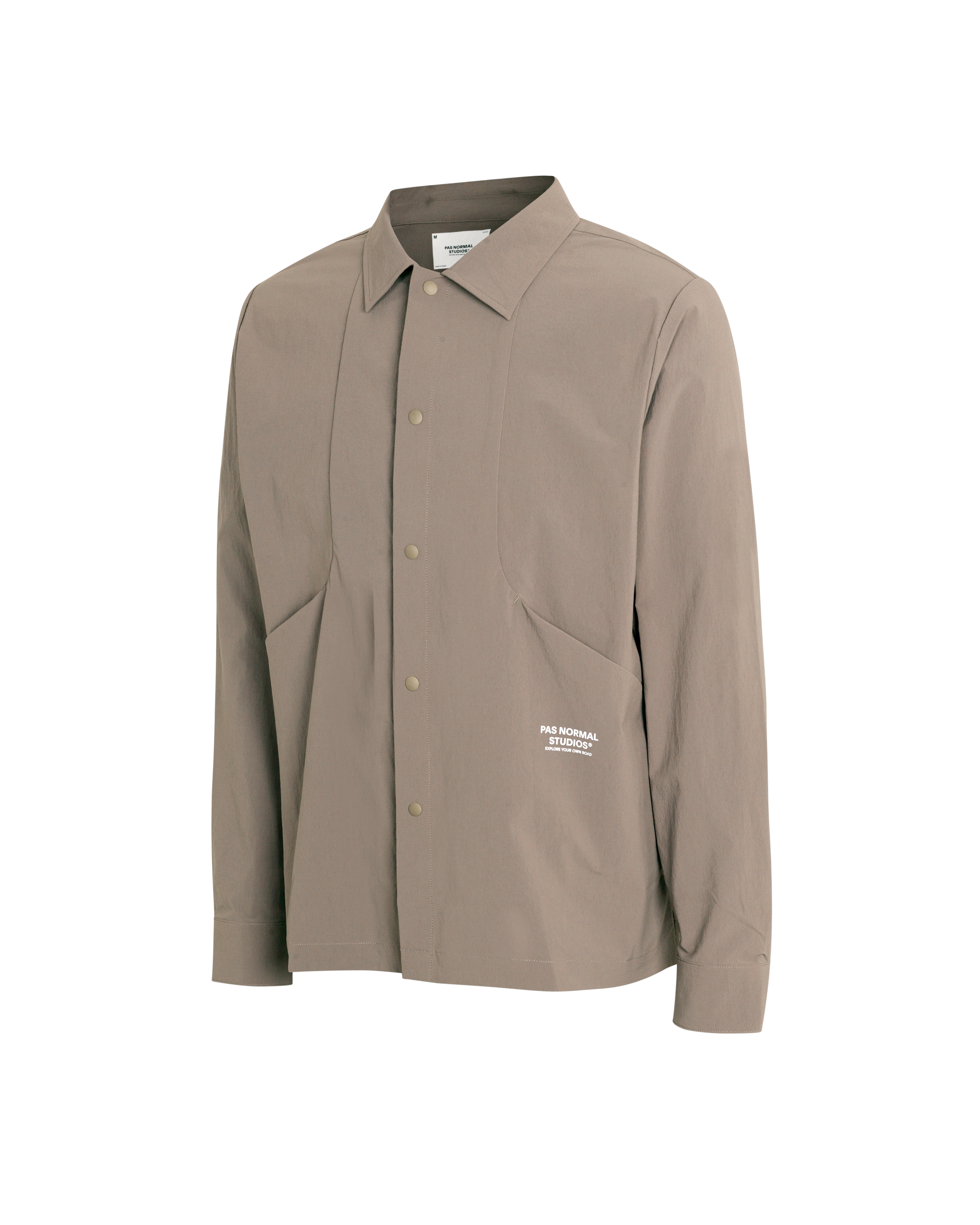 Off-Race Tech Overshirt - Ash Brown