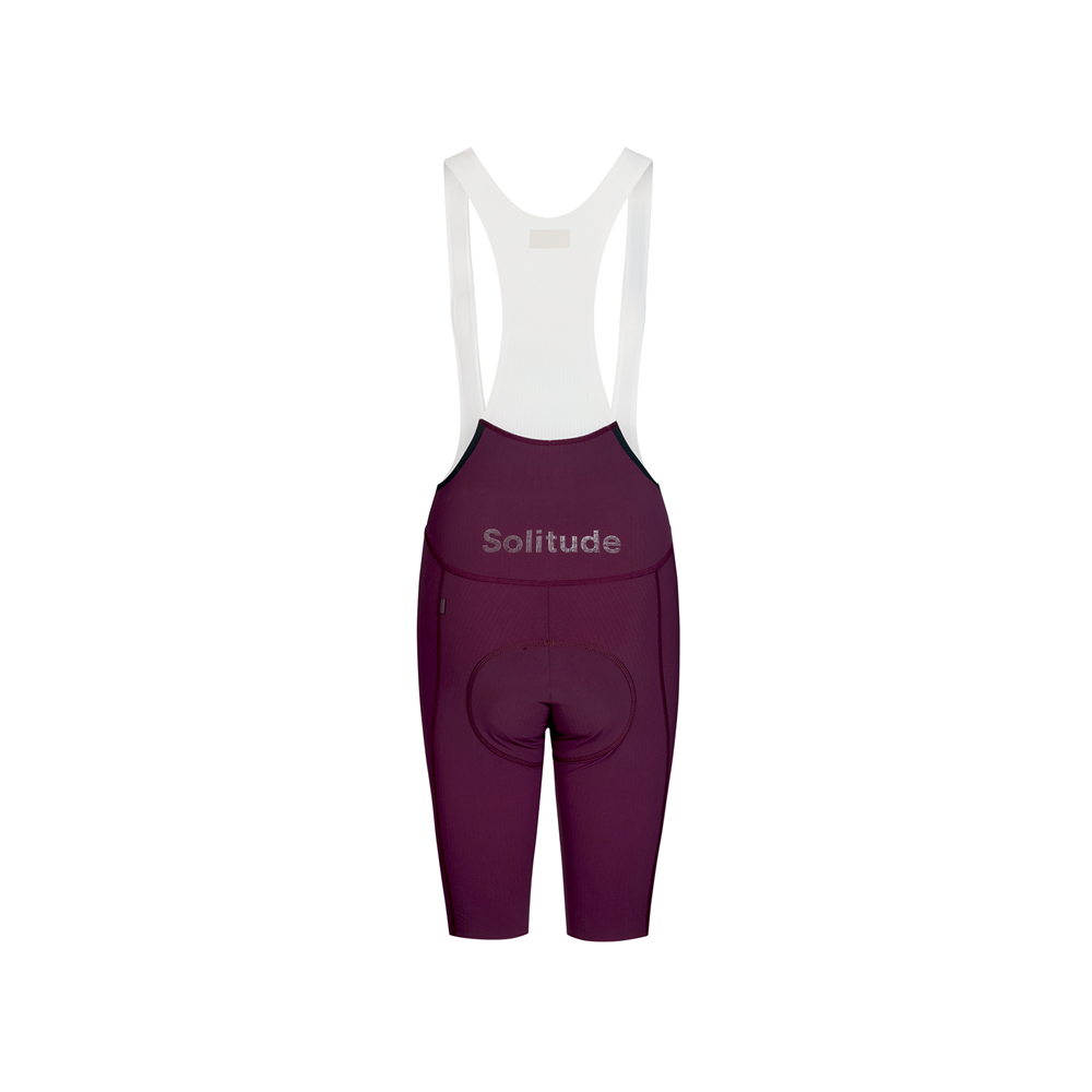 Women's Solitude Bibs - Burgundy