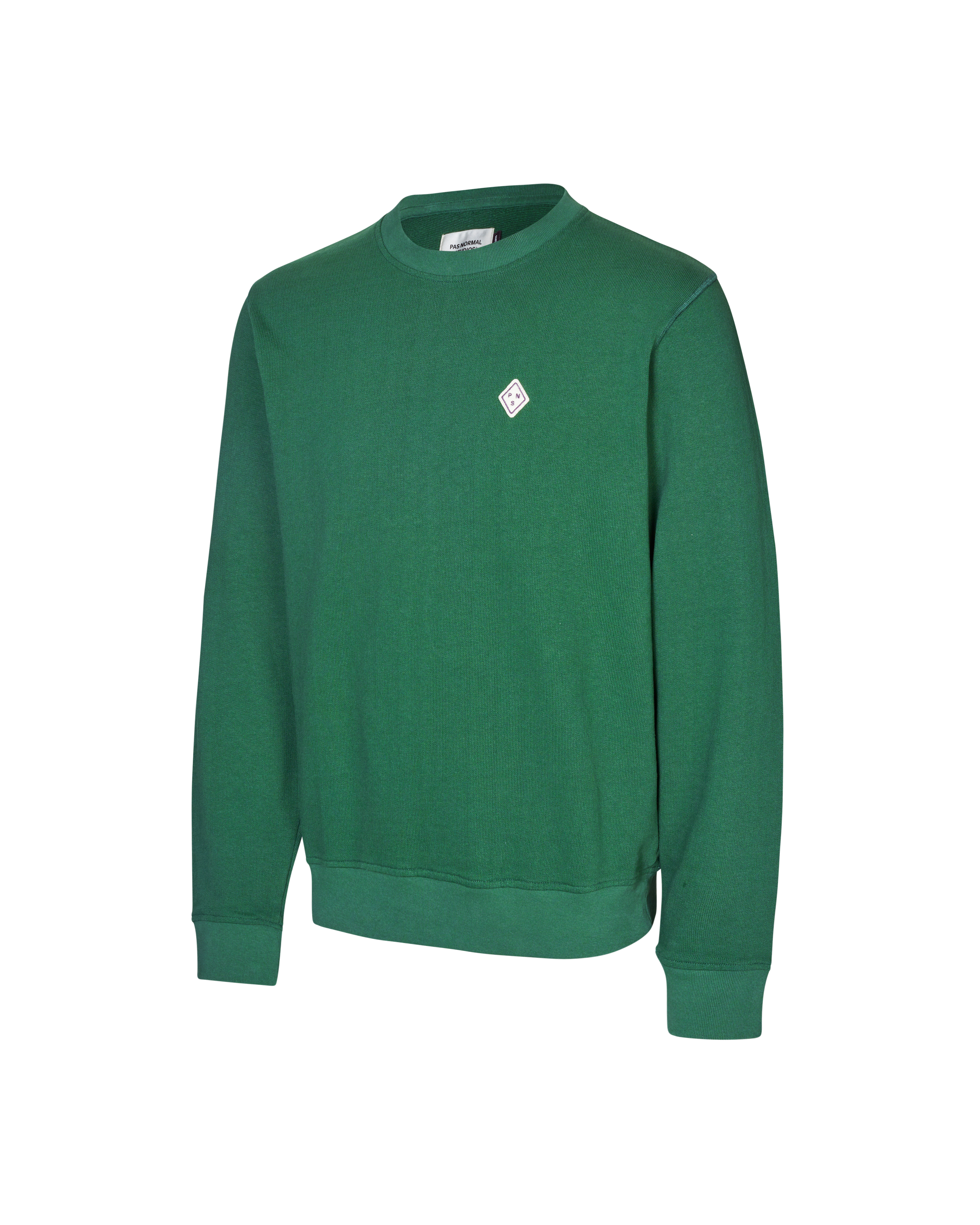 Off-Race Patch Long Sleeve T-Shirt - Pine Green