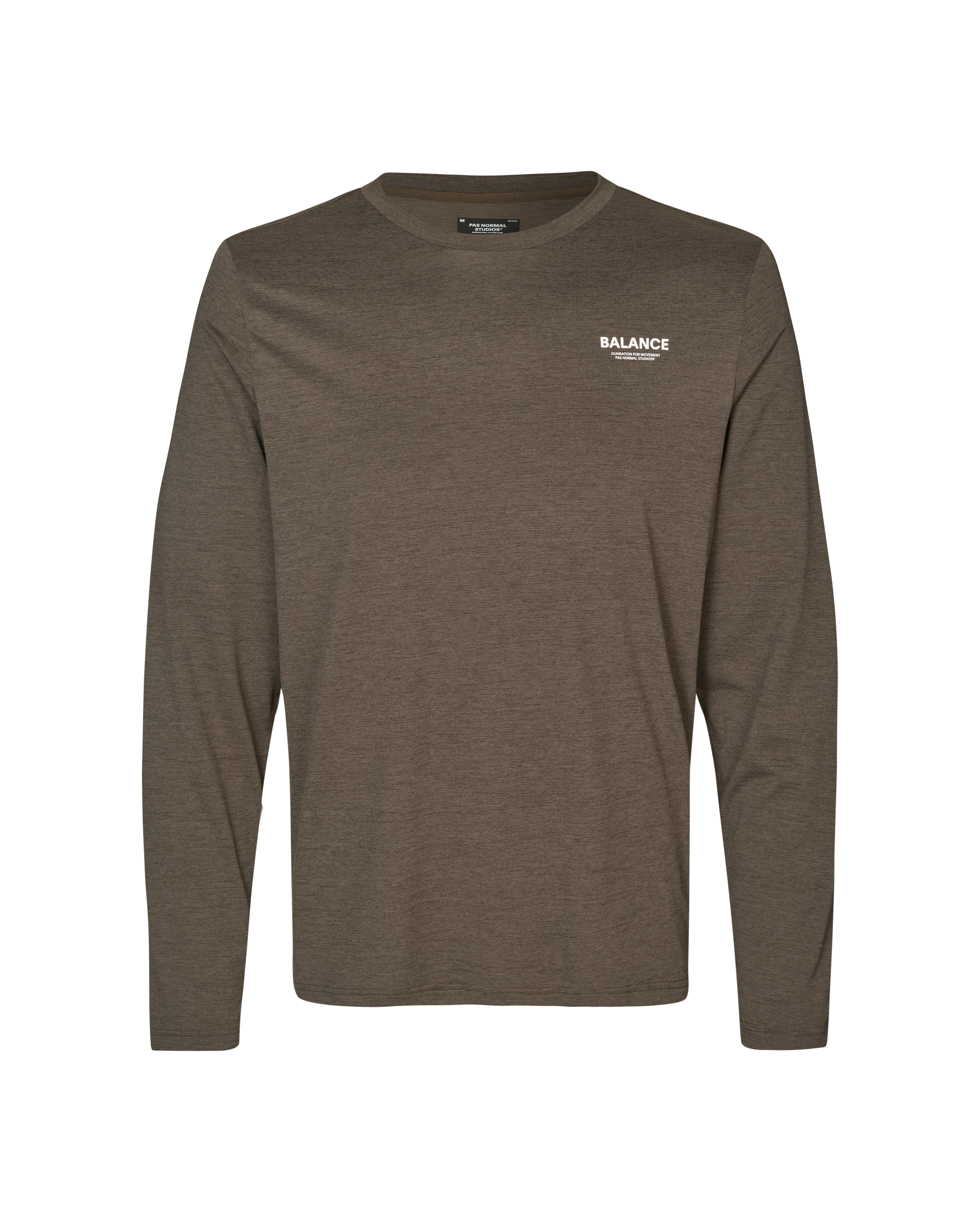 Men's Balance Long Sleeve T-Shirt - Dusty Brown