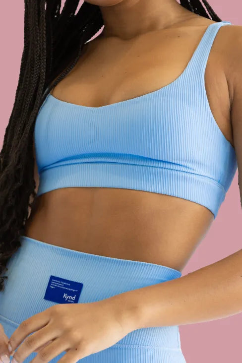 Kynd Society Ribbed Crop Sports Bra - First Edition