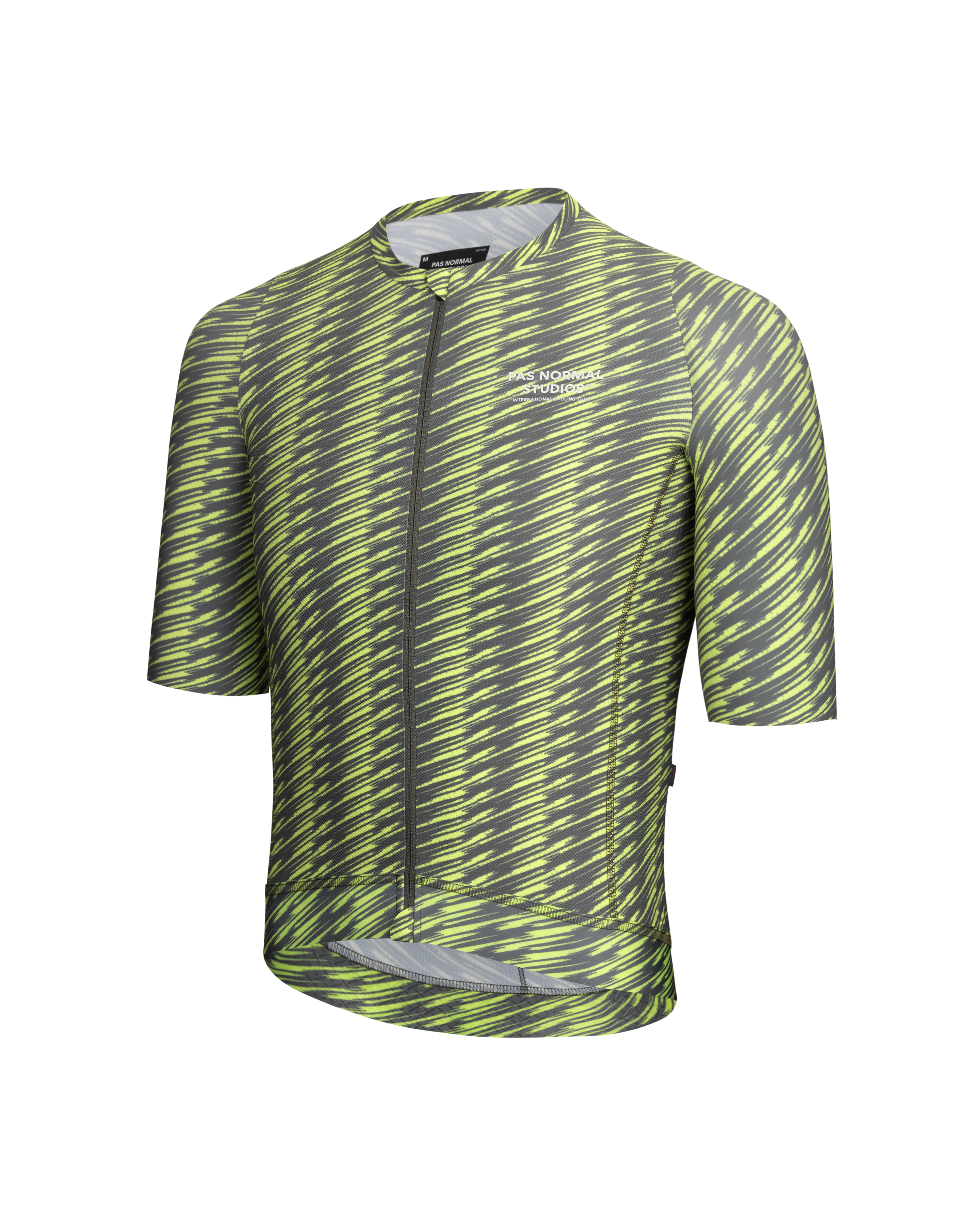 Men's Solitude Jersey - Dark Moss / Lime Green