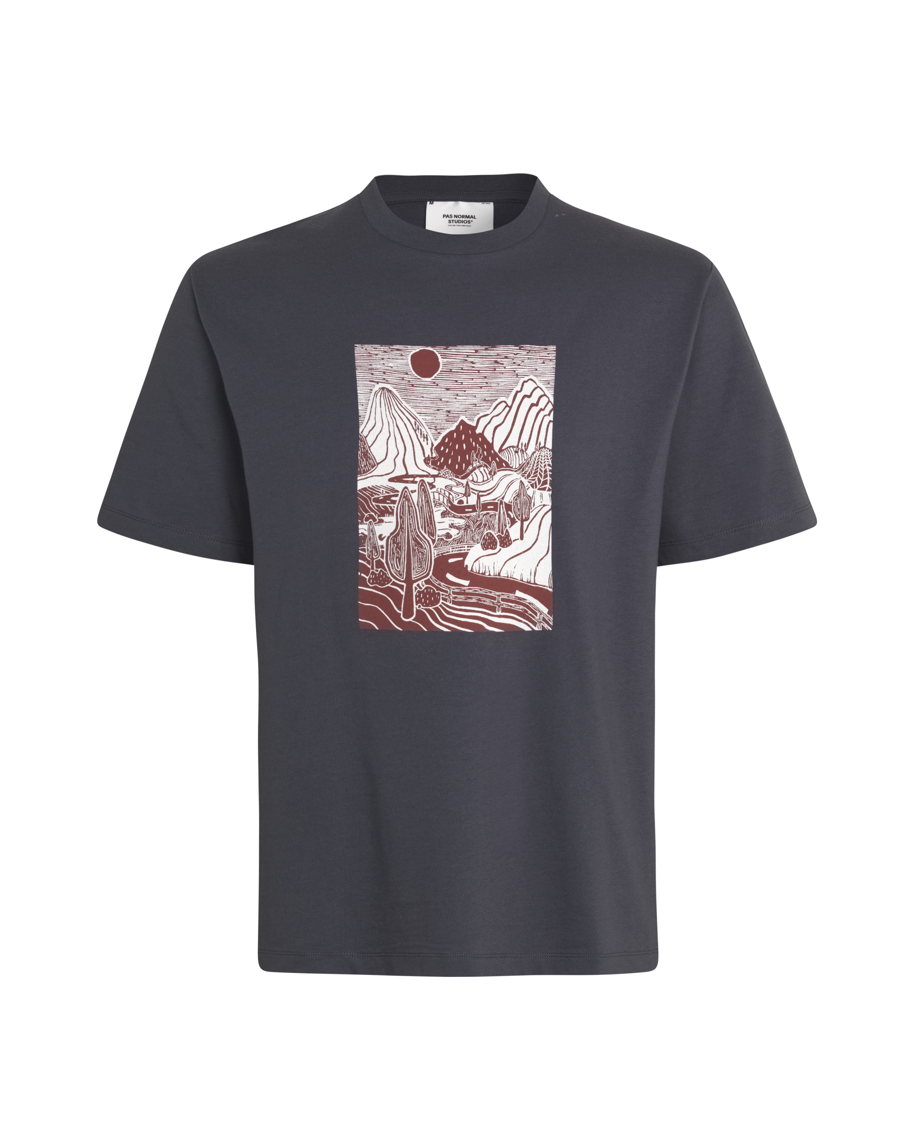 Off-Race Graphic T-shirt - Steel