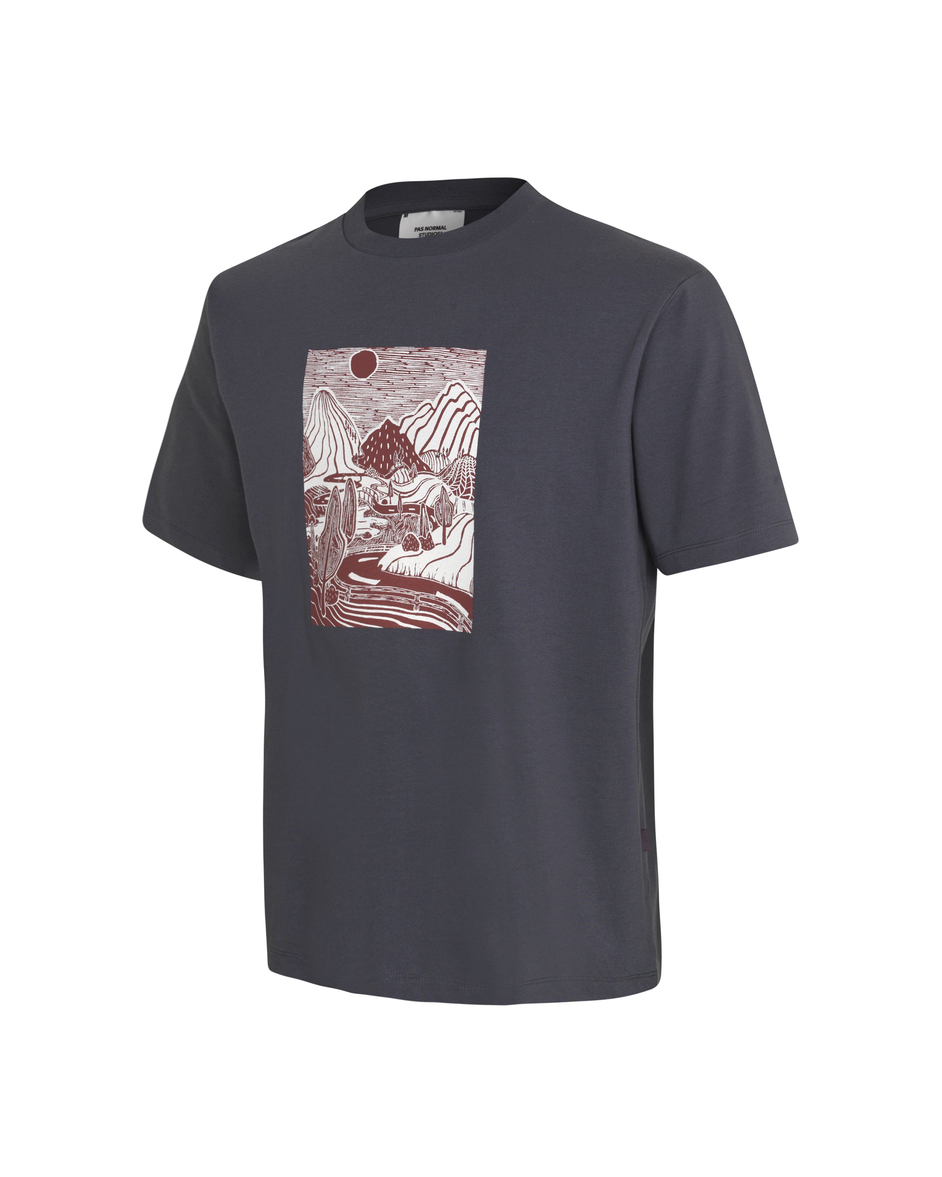 Off-Race Graphic T-shirt - Steel