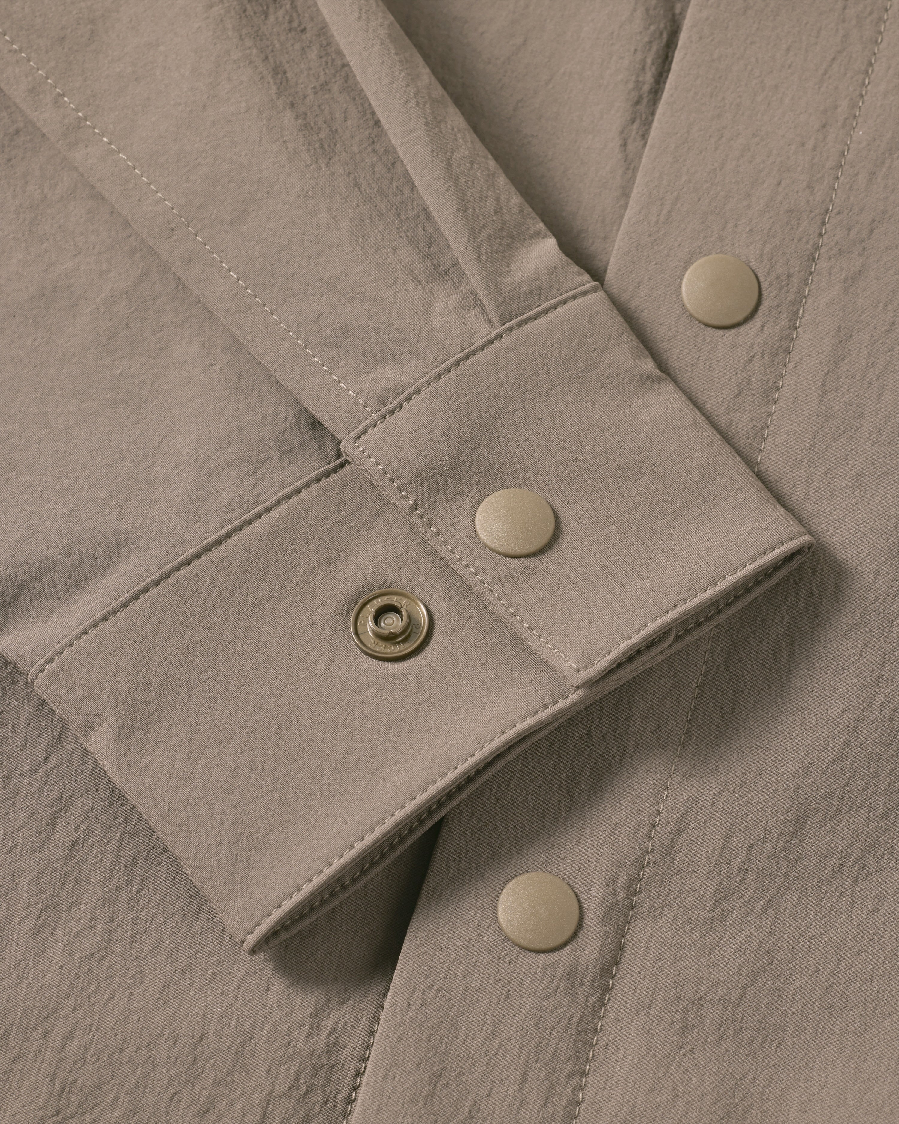 Off-Race Tech Overshirt - Ash Brown