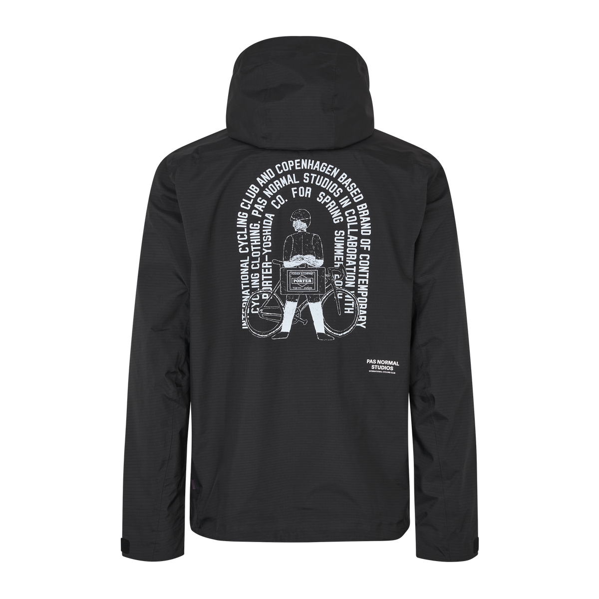 Men's Porter Off-Race Shell Jacket Black