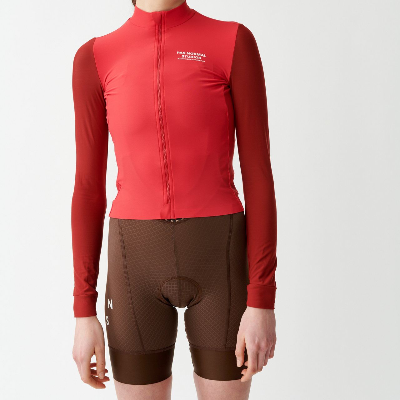 Deep Red Mechanism Women's Long Sleeve Jersey
