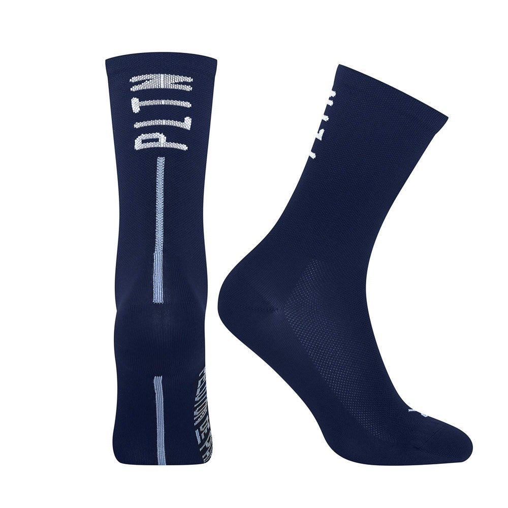 Navy White PLTN Socks