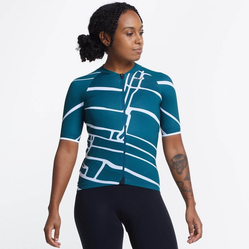 Deep Sea Block Print SE Women's Jersey