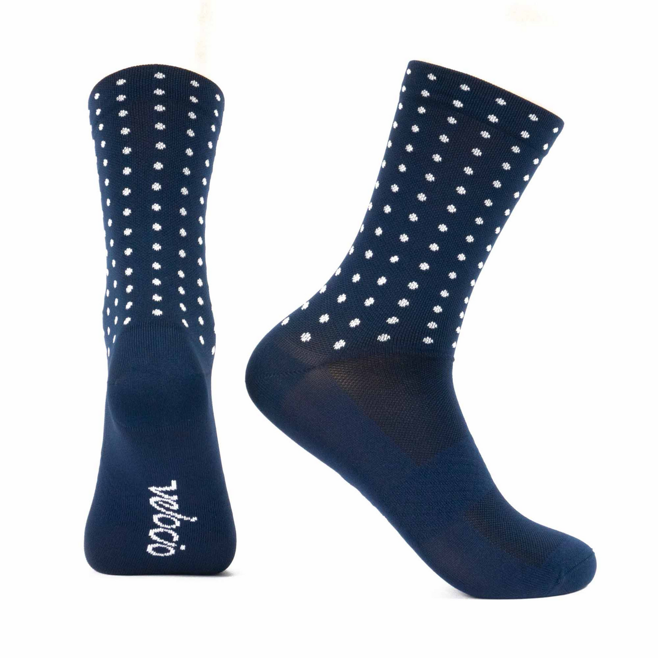 Night Grid Dot Signature Sock