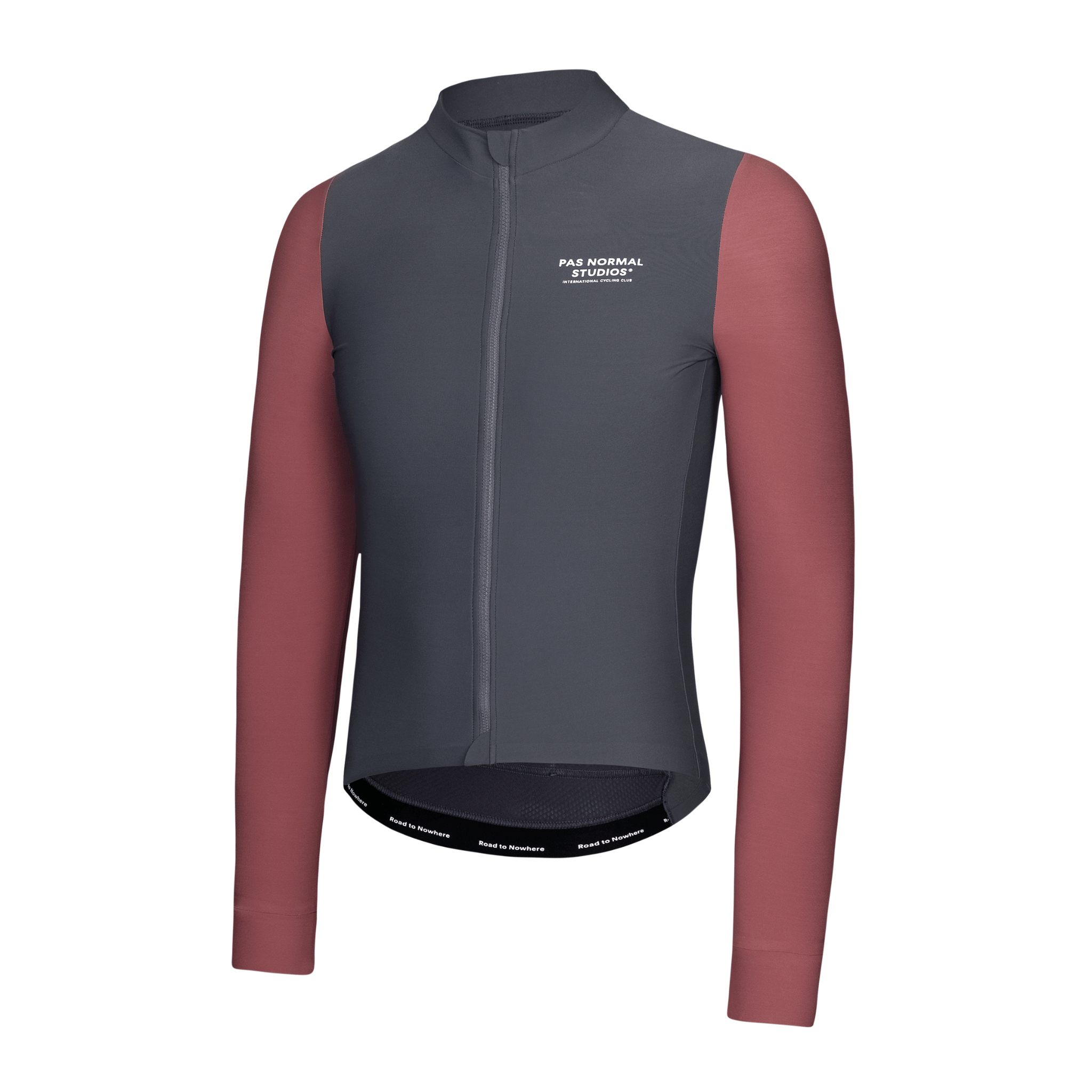 Men's Mechanism Long Sleeve Jersey - Dark Navy / Dusty Mauve