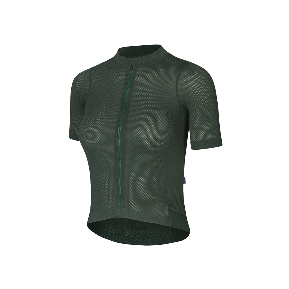 Solitude Mesh Women's Jersey - Dark Green