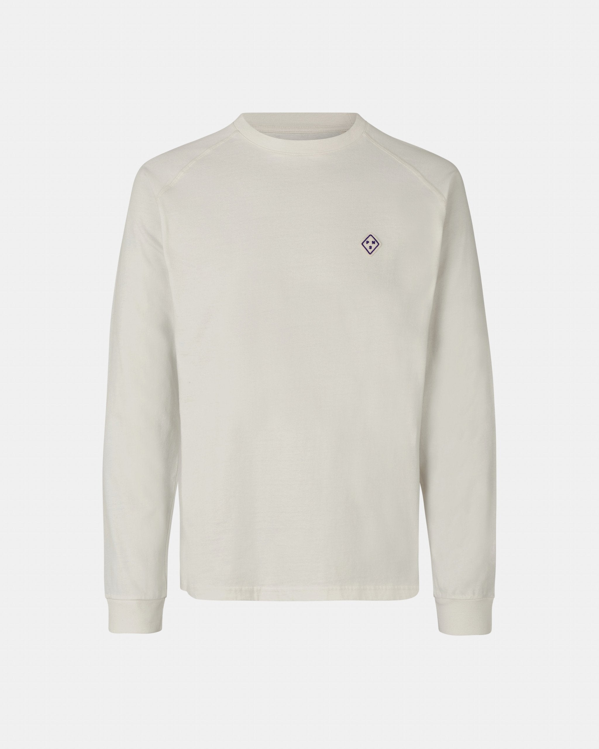 Off-Race Patch Long Sleeve T-Shirt - Off White