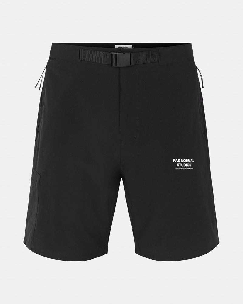 Escapism Off-Race Shorts - Black